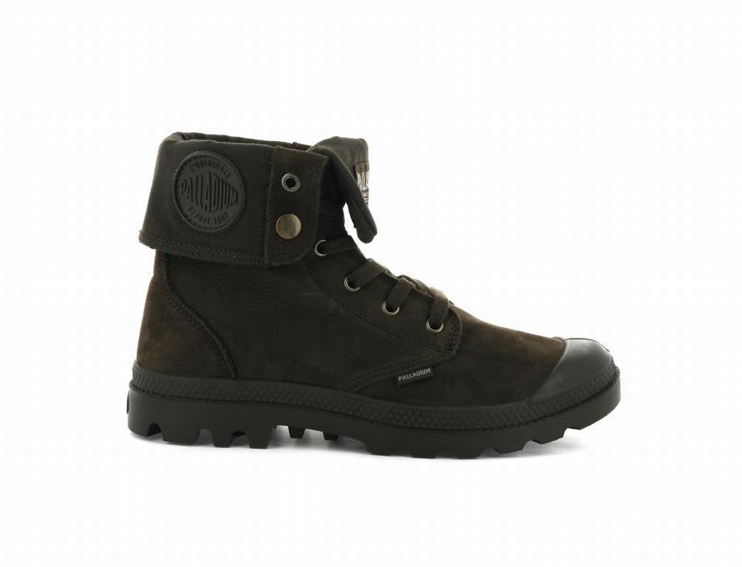 Palladium Pampa Baggy Nubuck Damen Stiefel DunkelGrün ||263480-YUI||